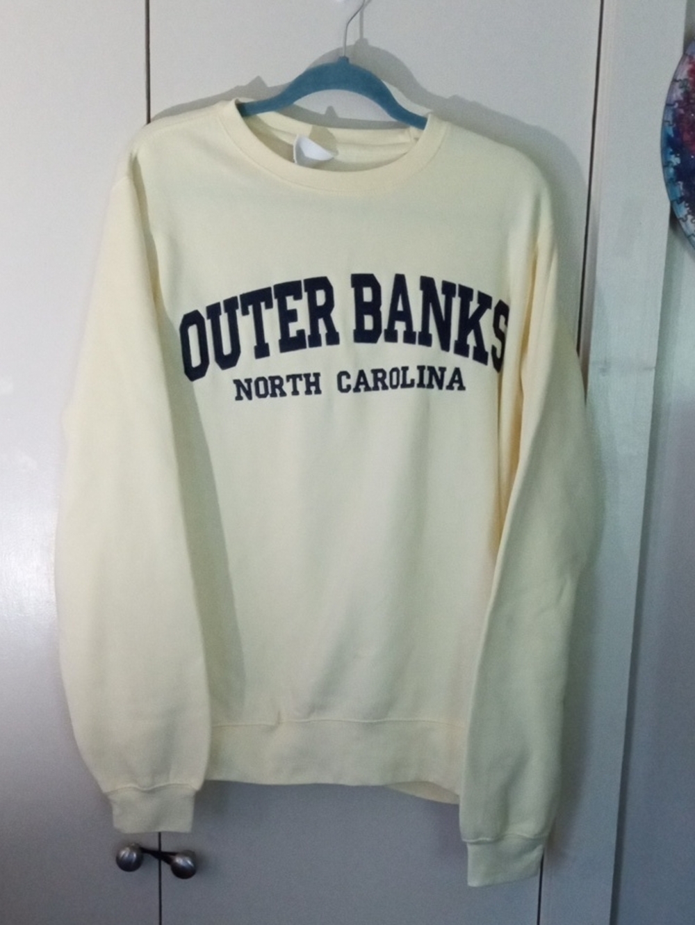 Outer Banks Men's North Carolina Crewneck Pullover Cotton Blend Sweatshirt Small